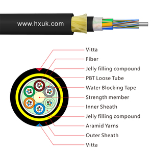 Cable de <span class=keywords><strong>fibra</strong></span> óptica <span class=keywords><strong>Adss</strong></span>, <span class=keywords><strong>12</strong></span> núcleos, 2km, Cable óptico G652d - Product Image 2