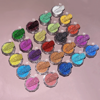 Nouveau Non-Micro Plastique Diamant Poudre Fluorescence Réfléchissant Broyé Diamant Pigment Glitter Super Fine Acrylique Ongles Poudre