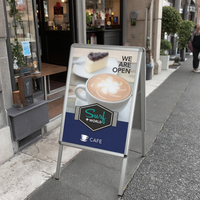 Panneau en aluminium Standard a Frame Double Face Snap a Board A1, Kundenstopper 50x70cm Fabricant