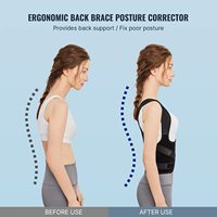 Ceinture de Maintien Dorsal Orthopédique Ajustable pour Correction de Posture Assise Épaules, Gilet de Soutien avec Gaines