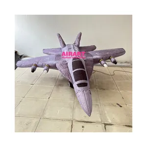 Balão inflável de alta qualidade para aviões de guerra, modelo de caça inflável