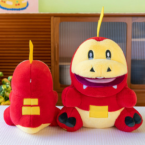 Factory Wholesale New Cartoon Plush Toy Doll of the <b>Fire</b> Crocodile Soft Plush Toys Dolls Gift for Children Soft Cute Doll Toy - Product Image 4