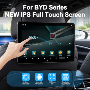 Moniteur de divertissement pour siège arrière NaviHua 13,3 pouces, écran d'appui-tête pour BYD Ti7 Denza B5 B8 D9 N9 Z9, amélioration de l'intérieur de la voiture - Product Image 4