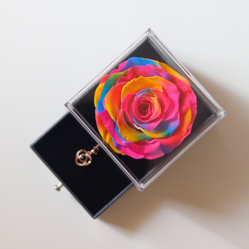 Roses colorées sans collier