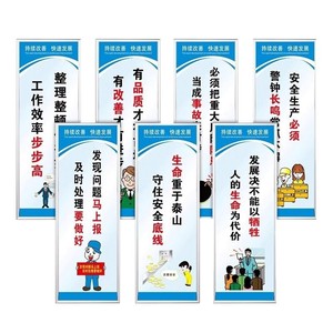 33 Panneaux de signalisation de sécurité et de réglementation pour la gestion de la production, cadres personnalisés en panneau KT, affiches culturelles pour entrepôt - Product Image 2