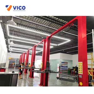<span class=keywords><strong>Vico</strong></span> Offre Spéciale Ascenseur à deux montants à dégagement manuel à deux <span class=keywords><strong>c</strong></span>ôtés avec plaque de sol Ascenseur d'alignement de voiture à 2 piliers Palan automatique 4.0 tonnes - Product Image 3