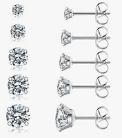 Bijoux fantaisie 316L acier chirurgical Arete oreille Piercing Helix boucles d'oreilles hypoallergénique cubique zircone oreille anneaux CZ boucles d'oreilles