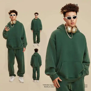 BEW0169 Sweat à capuche brodé Y2K vintage délavé à l'acide, coupe régulière, col zippé, 355 GSM, personnalisé, vente en gros - Product Image 4