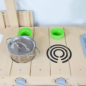 Juego de Cocina de Madera para Exteriores con Herramientas de Jardín, Divertido Juguete de Simulación para Niños y Niñas Pequeños - Product Image 5