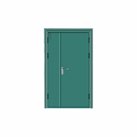 Puerta ignífuga de Metal de estilo acero Simple moderna de alta calidad hecha a medida para uso doméstico de Hotel venta directa de fábrica para Exterior
