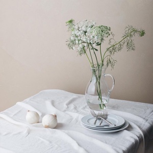 100% Linen <b>Table</b> <b>Cloth</b> <b>Round</b> Tablecloth Morden Luxury for Wedding Home for Hotel Flax Linen Eco-friendly 1 Piece Woven Square - Product Image 6