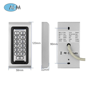 IP68 Waterproof Metal Case Keypad RFID 125KHz Proximity Card Standalone <strong>Access</strong> <strong>Control</strong> With 1000 Users - Product Image 3