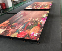 Pantalla led interactiva multifunción para interior, pista de baile interactiva para videojuegos