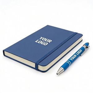 Wholesale Custom Logo Printed A5 A6 Elastic Strap Promo Business Gift Diary Notepad <b>Note</b> <b>Book</b> Pu Leather Notebook - Product Image 1