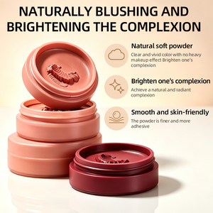 Crème blush multi-teintes à label privé, crème blush mate longue tenue, facile à estomper, blush naturel rosé, vente en gros OEM - Product Image 3