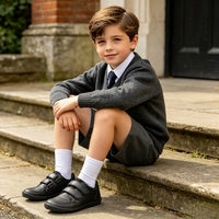 Chaussures d'école pieds nus pour enfants, avec large espace pour les orteils, zéro dénivelé, respirantes, adaptées à la forme du pied, baskets souples antidérapantes pour garçons et filles