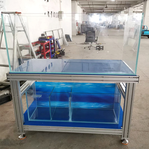 Tanque de peces de nuevo diseño de fábrica Yifan 2024 <span class=keywords><strong>con</strong></span> Material de aluminio, accesorios para acuario, decoración de acuario para peces Koi/<span class=keywords><strong>Betta</strong></span>/Guppy - Product Image 1