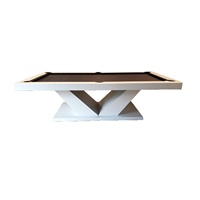 Table de billard professionnelle sur mesure, moderne, de haute qualité, luxueuse, avec coussinets, 9 pieds, 8 pieds, 7 pieds, en ardoise, en cuir, en bois massif