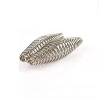 Panier de cuisson industriel en spirale en acier à ressort, avec poignées à ressort ovales enroulées