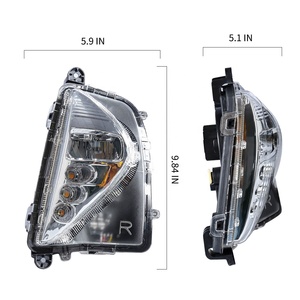 Đèn LED Chạy Ban Ngày <span class=keywords><strong>12V</strong></span> Đèn Lái Xe Ô Tô Tự Động Đèn Sương Mù Đèn Báo Rẽ Màu Hổ Phách Cho Toyota Prius 2016-2018 - Product Image 4