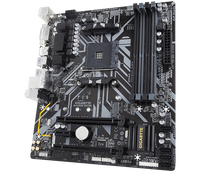 Motherboard Desktop Gigabyte B450M DS3H Bekas Soket AM4 AMD 2000/3000/4000/5000 M-ATX DDR4 Empat Saluran 64GB SATA M.2