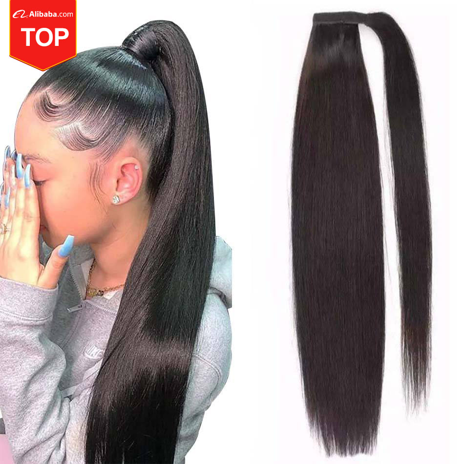 Brazilian Ponytail Hair Extensions Human Hair Ponytail Extension Remy Human Hair Ponytails