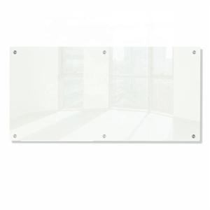 <span class=keywords><strong>Tableau</strong></span> blanc <span class=keywords><strong>magnétique</strong></span> effaçable à sec <span class=keywords><strong>en</strong></span> <span class=keywords><strong>verre</strong></span> trempé de 4 mm d'épaisseur, 48 x 72 pouces, à fixer au mur, avec accessoires inclus <span class=keywords><strong>pour</strong></span> - Product Image 1