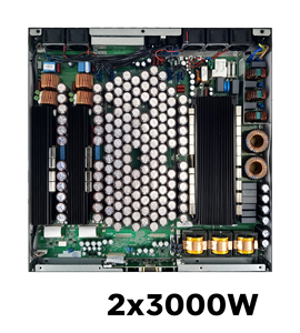 Amplificatore di potenza digitale classe <span class=keywords><strong>D</strong></span> 2 canali 3000W 0.01% THD SNR 118dB convezione Estéreo Exterieur ad alta efficienza - Product Image 3
