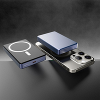 Powerbank ultra fin tendance 5000mAh 10000mAh sans fil magnétique 20W Powerbanks magnétiques puissants