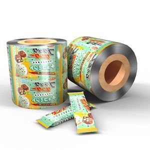 <span class=keywords><strong>Film</strong></span> en rouleau d'aluminium et de plastique pour emballage automatique avec impression personnalisée, utilisé pour l'emballage de condiments tels que le sucre et le sel - Product Image 2