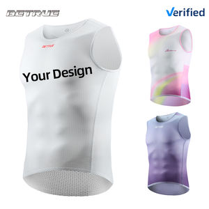 Débardeurs de cyclisme sans manches personnalisables pour hommes à séchage rapide - Product Image 6