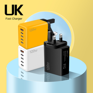 อะแดปเตอร์ชาร์จเร็ว 120W สำหรับเดินทาง 4PD+1USB วัสดุ PC+ABS ทนไฟ ชาร์จเร็วหลายพอร์ต สำหรับ iPhone Samsung - Product Image 5