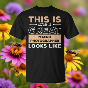 Camiseta con diseño de un gran fotógrafo macro - Product Image 3