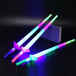 Sables Láser Extensibles y Expandibles, Espadas LED que Brillan en la Oscuridad, Mini Barras Luminosas Intermitentes, Juguete para Niños, Fiesta de Cumpleaños, Halloween - Product Image 5