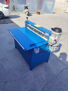 Macchinario per la Lavorazione della Gomma, Taglierina a Rullo Sovrapposto per Fogli, Macchina per Taglio Profili in Gomma, Azionamento a Motore 220V 1.5KW Alta Potenza - Product Image 4