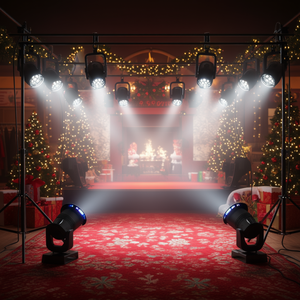 Projecteur de neige suspendu portable 800W avec éclairage LED pour les fêtes - Product Image 2