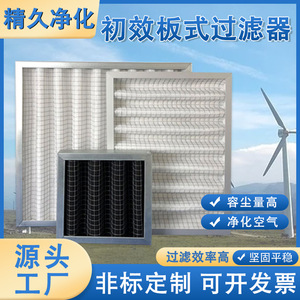 Filtre à air Jingjiu 0210 avec cadre en aluminium galvanisé, filtre primaire pour unité de climatisation - Product Image 4
