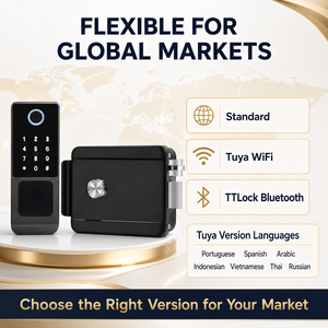 Cerradura Inteligente TTLock con Bluetooth, IP65 Impermeable, con Huella Dactilar, Teclado y Tarjeta, Entrada sin Llave para Puerta de Seguridad y Portón de Hierro, Venta al Por Mayor - Product Image 4