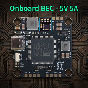 Contrôleur de vol Flyingrc H7d Mk1 H743 compatible avec le micrologiciel BF INav AP pour ailes fixes - Product Image 3