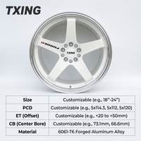 Venta Directa de Fábrica, Ruedas Monobloque Forjadas Personalizadas de 18-26 Pulgadas para Autos de Lujo, Nuevas, de Aluminio, ET de 40 mm