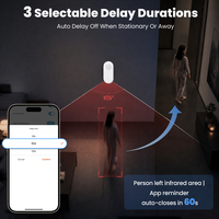 Sensor Gerak PIR WiFi Tuya 360 °   Detektor Gerakan Manusia yang Dapat Disesuaikan Sensor Inframerah Otomatisasi Alarm Keamanan Rumah Pintar