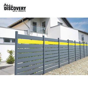 โรงงานจัดหาแผงรั้วตาข่ายอลูมิเนียม 8 ฟุตสําหรับรั้วสวนเคลือบผงผนังรั้วสวน - Product Image 3