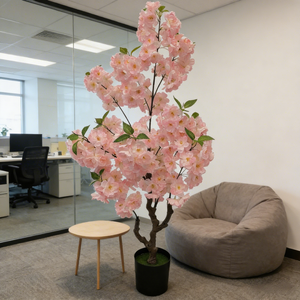 Nouvelles décorations florales pour mariage, fleurs artificielles, arbre de <span class=keywords><strong>cerisier</strong></span> artificiel, arrangements floraux, articles de décoration, coffrets cadeaux pour femmes - Product Image 4