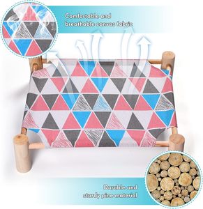 Pet Product Summer Pet Sofa Pet Puppy <strong>Bed</strong> Cat Wood Hammock Sofa <strong>Dog</strong> Wooden Cat <strong>Bed</strong> - Product Image 4