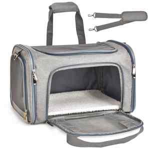 Airline Approved Foldable Pet <b>Carrier</b> <b>Bag</b> Portable <b>Puppy</b> Dog Cat Travel <b>Bag</b> for Camping - Product Image 4