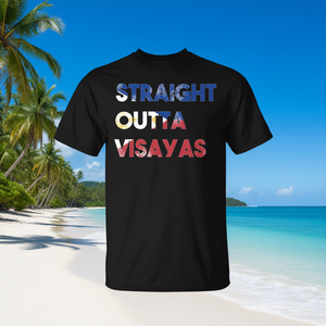T-shirt Straight Outta Visayas, orgoglio delle isole filippine - Product Image 3
