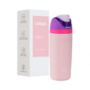 Nueva Botella de Agua Térmica Portátil de Acero Inoxidable Ecológica de Doble Pared de 32oz, con Tapa Abatible, para Frutas, Venta Caliente 2025 - Product Image 1