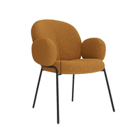 Fauteuil d'appoint pivotant moderne nordique avec cadre en métal et revêtement en coton, pour salon et chambre à coucher, adorable fauteuil en forme d'ours en peluche
