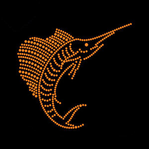 Transferencias Termoadhesivas Personalizadas de Cristal con Motivo de Pez y Amor, con Parte Posterior Plana, para Prendas, Bolsos y <span class=keywords><strong>Zapatos</strong></span> - Product Image 2