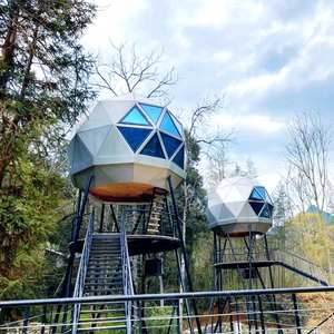 Kit Prefabbricato per Casa di Vacanza in Legno a Forma di A Nuovo Stile Triangolare Resort Casa sull'Albero per <span class=keywords><strong>Vacanze</strong></span> - Product Image 6